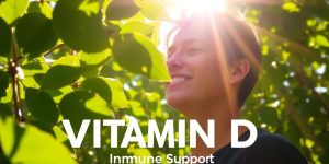 Sun rays through leaves highlighting Vitamin D and health.