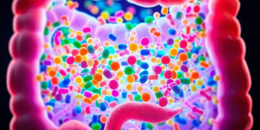 Healthy gut bacteria thrive with fiber.