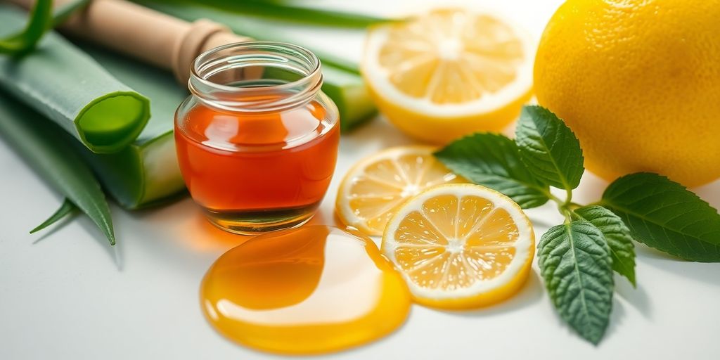 Natural ingredients for clear skin