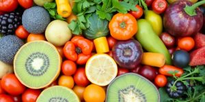 Vitamins and minerals boosting a shield.