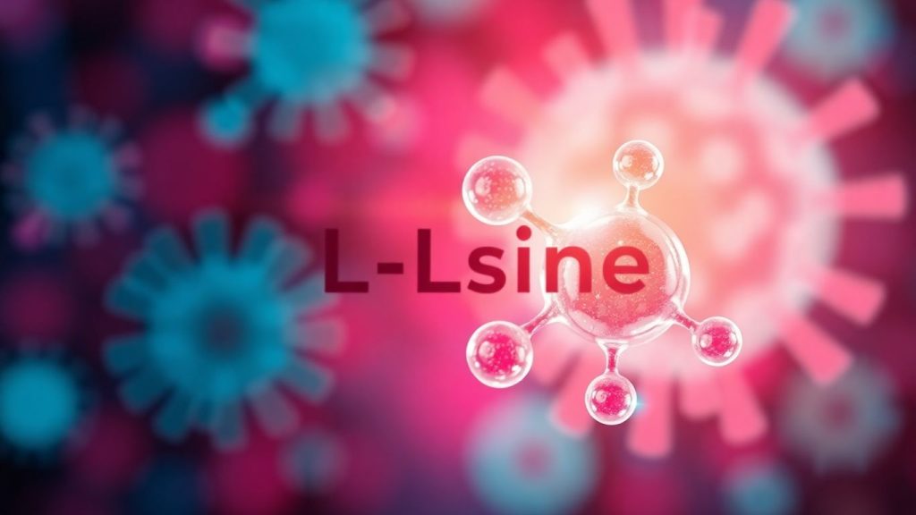 L-Lysine molecule supporting immune system
